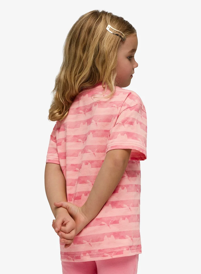 بوما تيشيرت مطبوع بالكامل بتصميم بيت الدمى غابي للأطفال