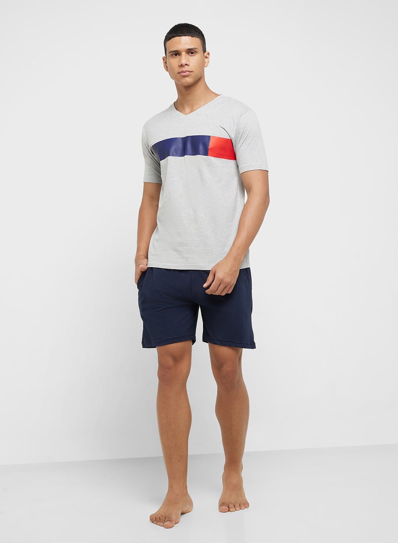 Seventy Five Nightwear T-Shirt & Shorts Set  - Image 1