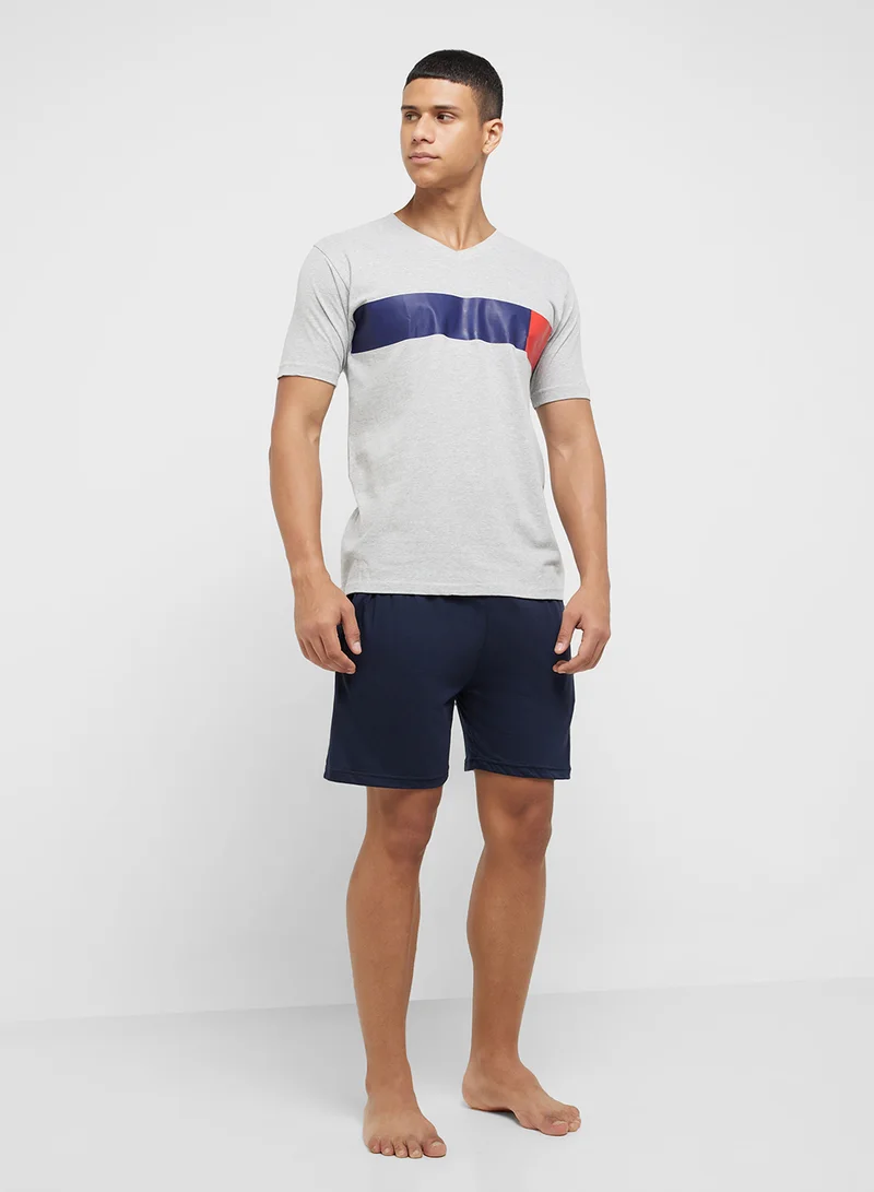 Seventy Five Nightwear T-Shirt & Shorts Set