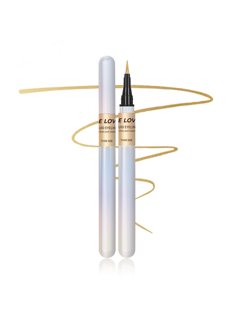 Sheloves Liquid Eyeliner Long-Wearing Sweat-And Humidity-Resistant Smudge-Proof Waterproof Ultra-Fine Multi-Functional Eyebrow Pencil & Eyeliner Multiple Use (03)  - Image 1