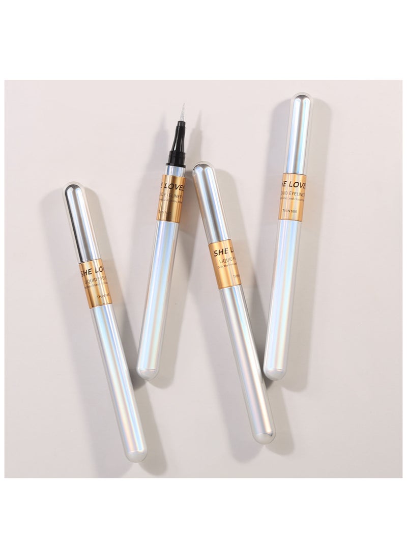 Sheloves - Liquid Eyeliner Long-Wearing Sweat-And Humidity-Resistant Smudge-Proof Waterproof Ultra-Fine Multi-Functional Eyebrow Pencil & Eyeliner Multiple Use (03) - Image 1