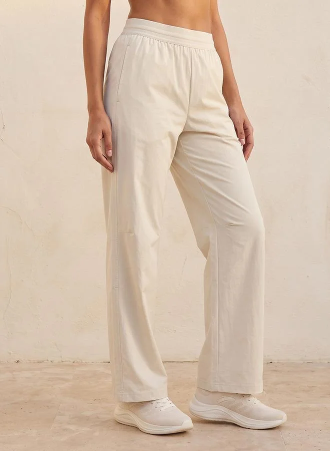 Splash Active Mid-Rise Track Pants with Pockets