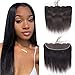 Selina Straight Lace Closure 13x4 Hd Lace Frontal Closure Brazilian Virgin Straight Human Hair Natural Black Hair Color 12 Inch - Image 2