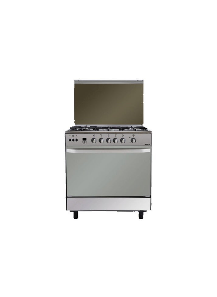 Fresh - Fresh Gas Cooker Hammer 80x55,5 Burners Stainless Steel - Image 1
