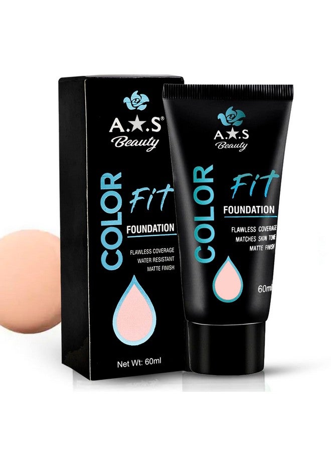 adbeni Color Fit Matte Foundation 60Ml | Flawless Finish & Water Resistant | Oil-Free Makeup & Full Coverage | Smooth Texture, Long-Lasting & 100% Vegan | All Skin Types (Shade-03) - Image 3