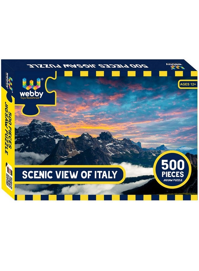 Webby Scenic View of Italy Jigsaw Puzzle, 500 Pieces - Image 1