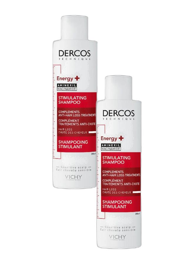 VICHY Dercos Energy+ Stimulating and Anti Hair Loss Shampoo with Aminexil 200ml + Dercos Energy+ Stimulating and Anti Hair Loss Shampoo with Aminexil 200ml - Image 1