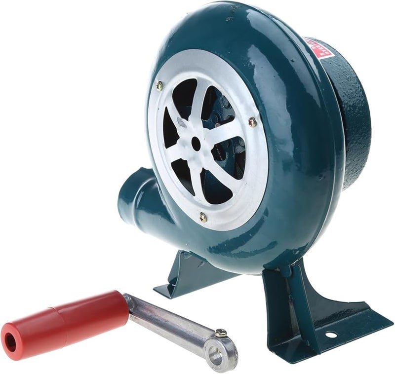 Manual Hand Crank Blower For Blacksmithing And Forge Flame Fan Black - Image 5