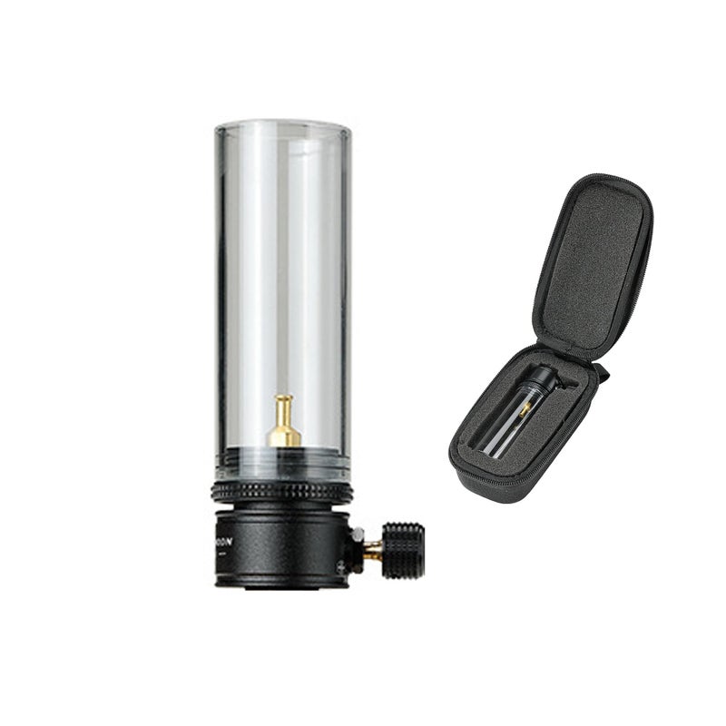 camping moon CAMPINGMOON Candle Lantern Gas Mini Small Camping Backpacking Black BKT1D - Image 2