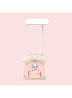 Generic Cute Cartoon Rechargeable LED Table Lamp, Adjustable Brightness & USB Charging, LED Table Reading Light & Night Light for Kids Room with Children's Money Box (Multicolour)  - Image 1