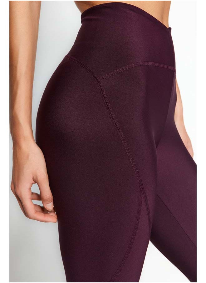 trendyol Dark Damson Compression Full Length Knitted Sports Leggings TWOSS21TA0023  - Image 4