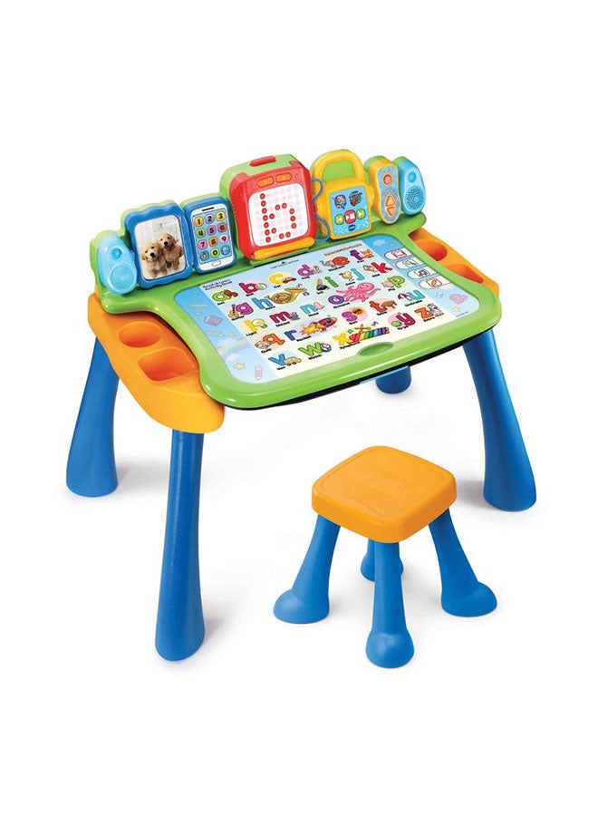 vtech Explore & Write Activity Desk | Writing Pad, Blackboard and Art Station for Babies and Kids - Multicolor - Image 3
