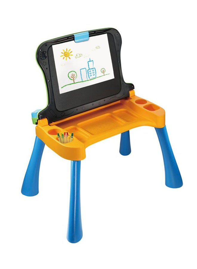vtech Explore & Write Activity Desk | Writing Pad, Blackboard and Art Station for Babies and Kids - Multicolor - Image 5