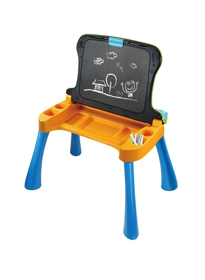 vtech Explore & Write Activity Desk | Writing Pad, Blackboard and Art Station for Babies and Kids - Multicolor - Image 4