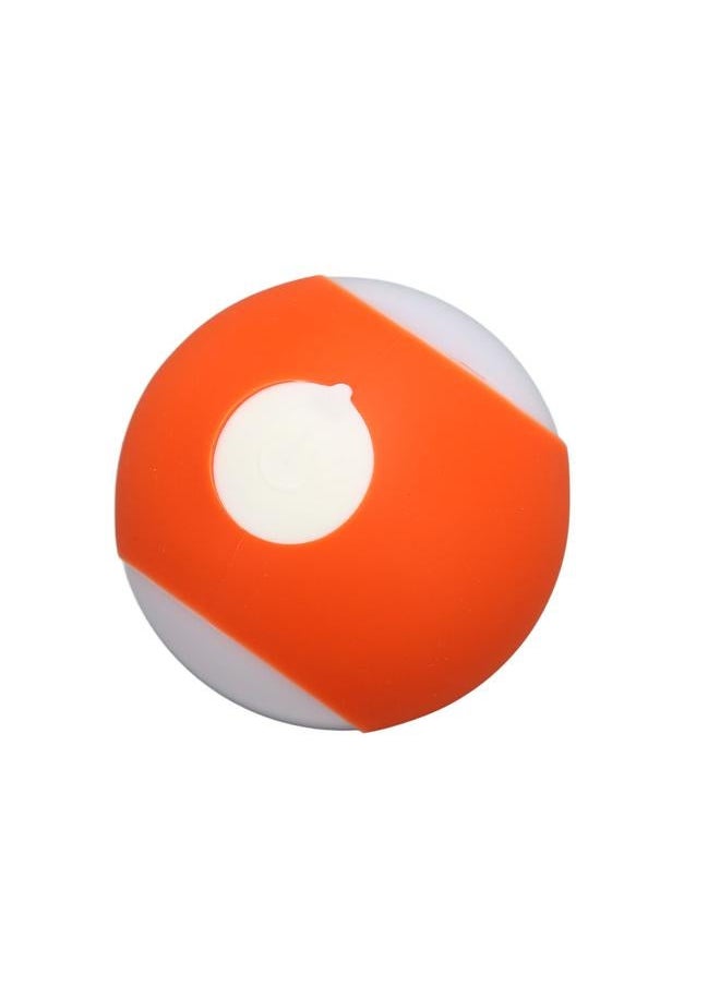 NIBEMINENT - Interactive Cat Toys Ball Relieve Boredom Bite Resistant Electric Automatic Moving Bouncing Rolling with Feather Orange - Image 1