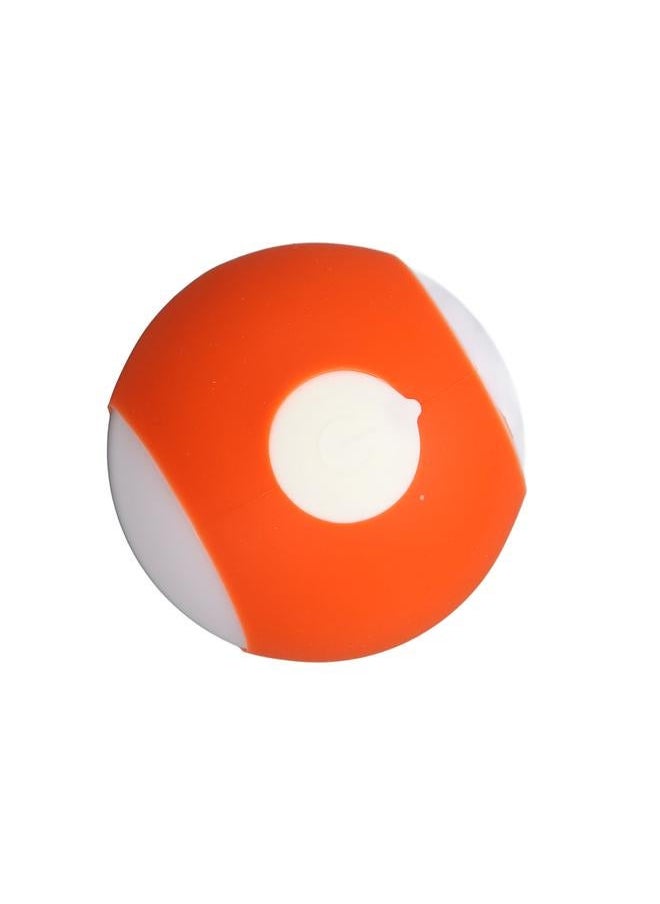 NIBEMINENT - Interactive Cat Toys Ball Relieve Boredom Bite Resistant Electric Automatic Moving Bouncing Rolling with Feather Orange - Image 1