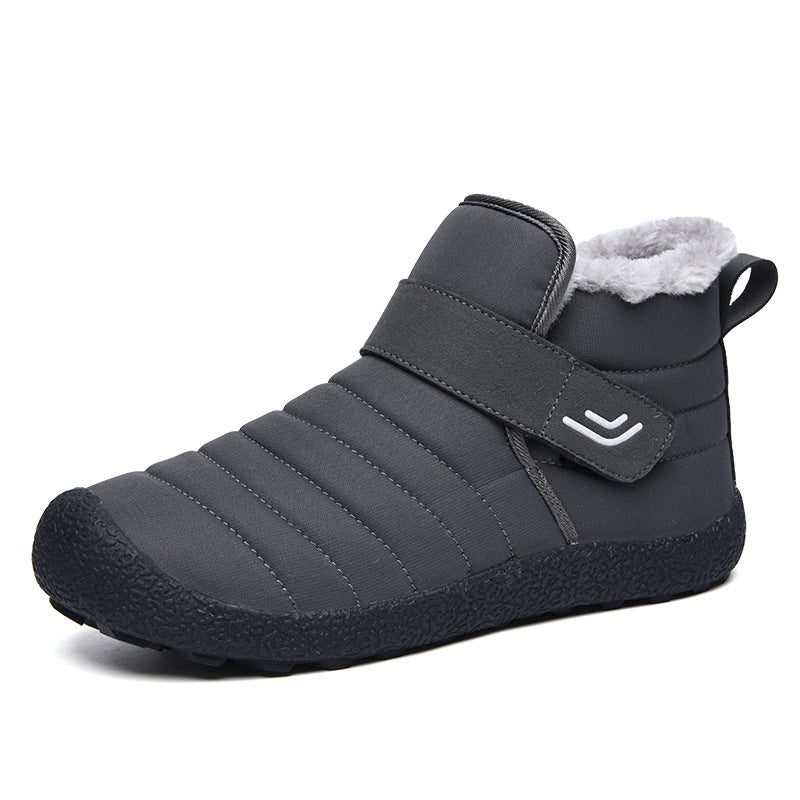 Cotton Boots Winter New Cotton Shoes Plus Velvet To Keep Warm Large Size Couple Casual Snow Boots - Image 1