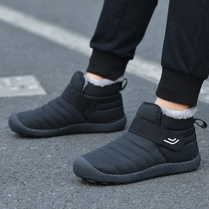 Cotton Boots Winter New Cotton Shoes Plus Velvet To Keep Warm Large Size Couple Casual Snow Boots - Image 5