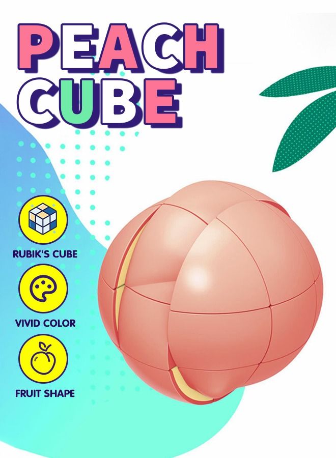 GROIC Fruit Cube Puzzle, 3D Fruit Cubes, Peach Cubes, Educational Toys for Children, Anti-stress And Anti-anxiety Educational Games, Early Childhood Education Toys - Image 2