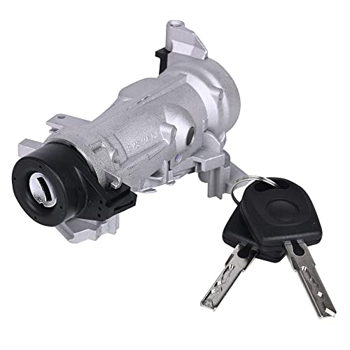 RLP Ignition Switch Lock Cylinder Compatible with Audi A3 Volkswagen VW Golf Jetta Passat Tiguan Replaces 1K0905851B +1K0905865 with Key Ignition Starter Switch Kit - Image 1