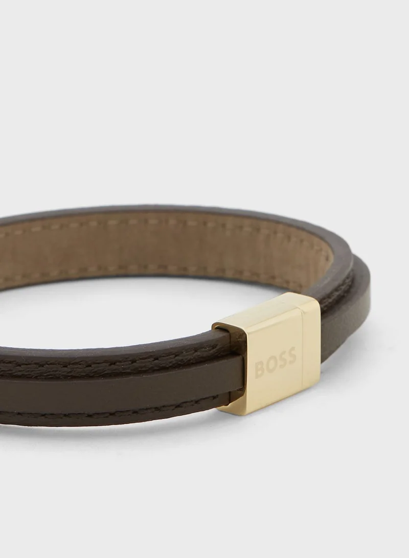 BOSS Grover Logo Bracelet