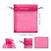 yueton 100Pack Assorted Color Small Organza Bags with Drawstring Closure 35 x 45 Organza Gift Pouches for Jewelry Wedding Favors and Party Gifts - Image 4
