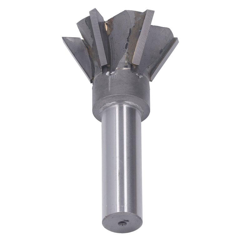 Dovetail Cutter 60mm 60 Degree 6 Flutes Milling Cutting Tool with Straight Universal Shank for Steel - Image 2