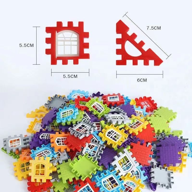 Large House Building Blocks DIY Educational Toy for Kids - Image 2