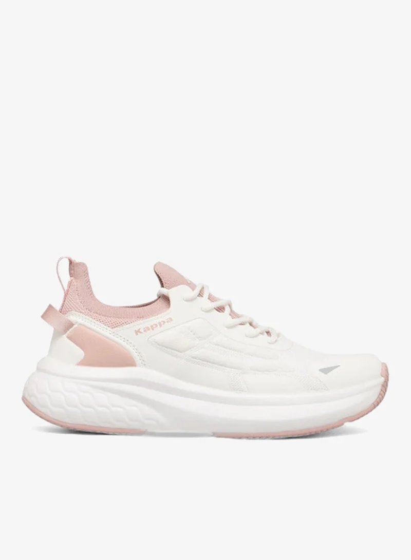 Women's Logo Print Sports Shoes with Lace-Up Closure