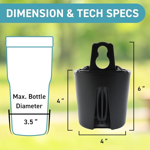 Tributary Brands Cup Holder for Bogg Bag and EVA Beach Bags - Compatible with Most EVA Beach Bags with Circular Hole- Bogg Bag Accessories - Image 5