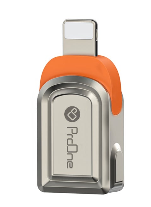 ProOne USB 3.0 to Lightning OTG Adapter | Up to 5Gbps Fast Speed | Compatible with iPhone, iPad, USB Flash Drive, Card Reader, Camera | Aluminum Alloy, Silver
