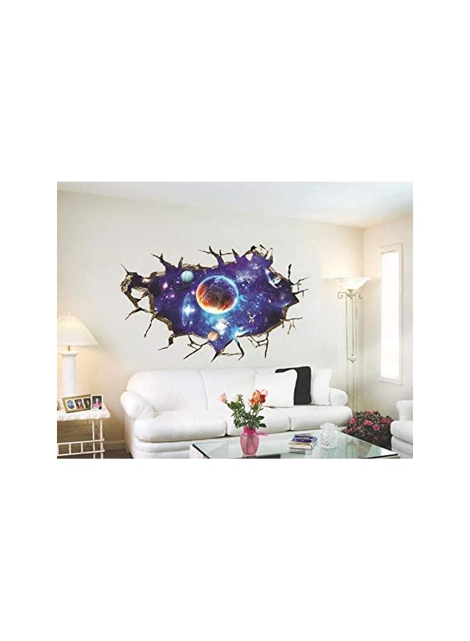 Zaboon Space Galaxy Planet Wall Stickers For Home Decoration, Multi Color - Image 2