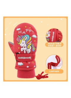 KASTWAVE Kids Winter Snow Gloves Baby Boys Waterproof Ski Mittens Fleece Lined Toddler Girls Windproof Warm Glove for Snowboard  - Image 4