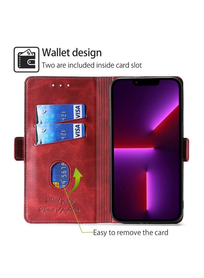 S-TOP Case For Realme 12 Pro 5G Contrast Color Side Buckle Leather Phone Case - Image 2