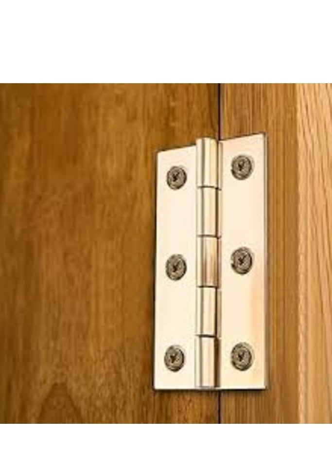 KNP KNP 2 Inch Brass Hinges with a 2mm thickness offer a durable and elegant solution for a variety of applications. - Image 3