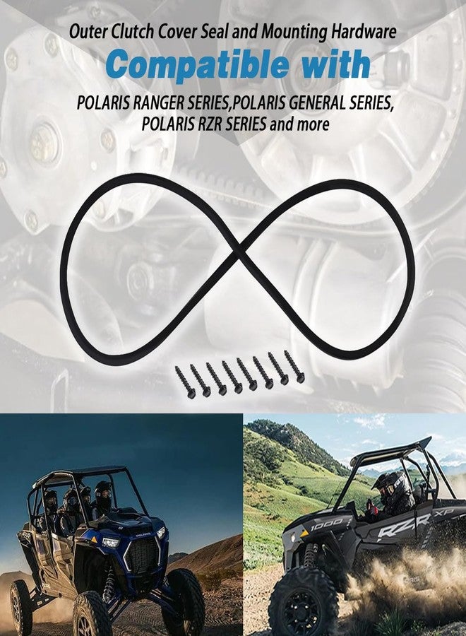 Ciuouient 5521831 Outer Clutch Cover Seal and Mounting Hardware Compatible with POLARIS RANGER SERIES,POLARIS GENERAL SERIES,POLARIS RZR SERIES and more - Image 2