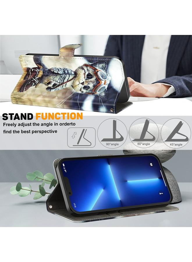 S-TOP Case For iPhone 11 3D Painted Leather Phone Case - Image 5