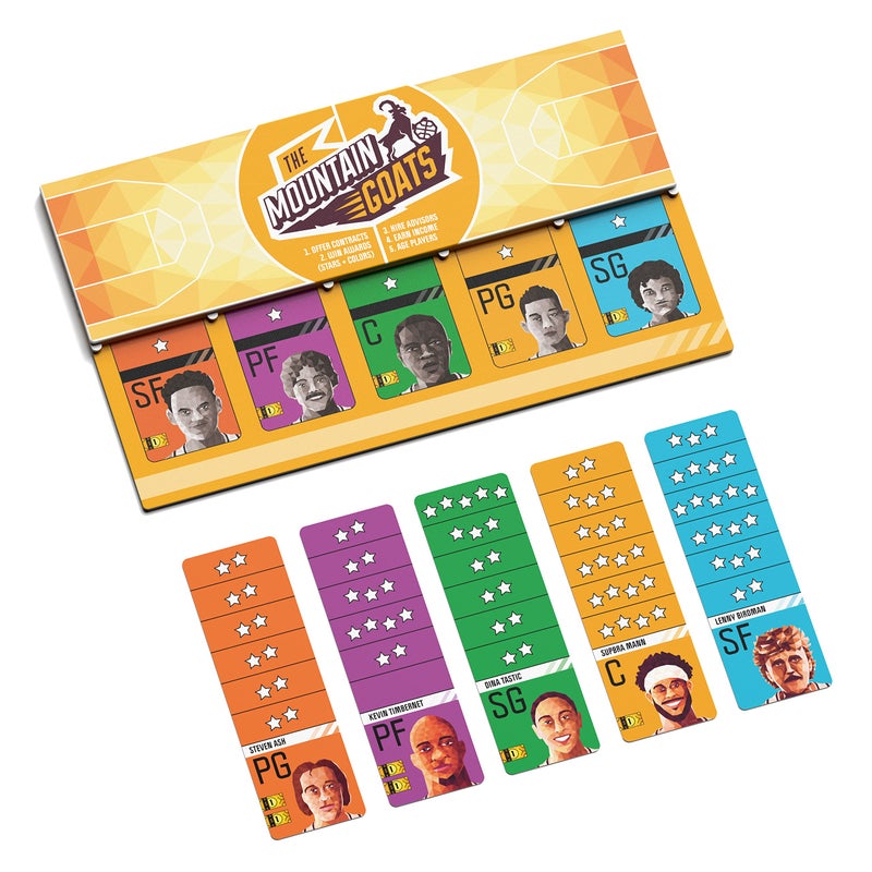 BOARD GAME TABLES.COM باسكت بوس - استراتيجية - لعبة مزاد - لعبة رياضية - 2-5 لاعبين - 40 دقيقة وقت اللعب - Image 4