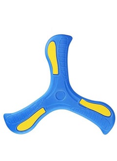 Generic Boomerang Easy to Throw Three-leaf Cross Colorful Soft Foam Design (Blue) 