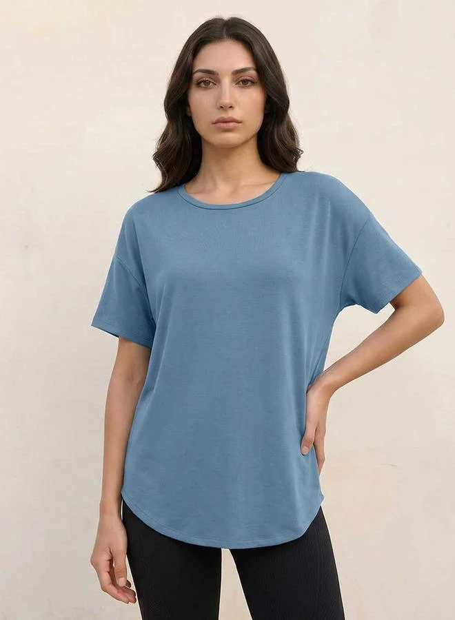 Splash Active Boxy 2 Way Stretch T shirt