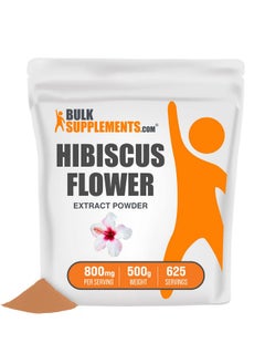 BULKSUPPLEMENTS.COM Hibiscus Flower Extract Powder Hibiscus Powder For Hair Growth Ayurvedic Powders For Hair Growth (500 Grams 1.1 Lbs)  - Image 1