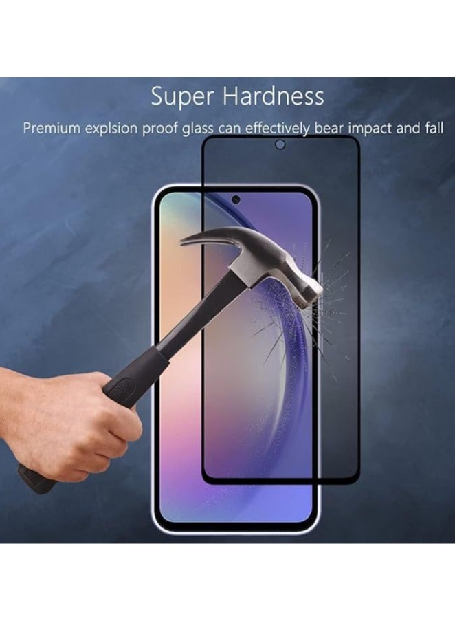 Glass Screen Samsung Galaxy A06 Privacy Screen Protector Glass, 9H Hardness Tempered Glass Privacy Screen Protector,Anti Spy,Anti- Scratch,Bubble Free (Does not support fingerprint)