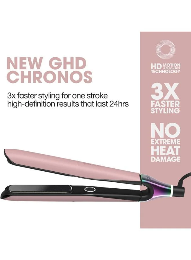 ghd GHD Chronos Hair Straightener Pink Collection | Limited Edition Precision Styler for Sleek & Smooth Hair