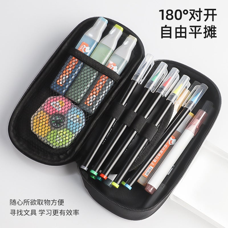 Pikachu Large Capacity Pencil Case Pencil Case Stationery Case Cosmetic Bag Cosmetic Bag Can Support A Generation Of Hair - Image 3