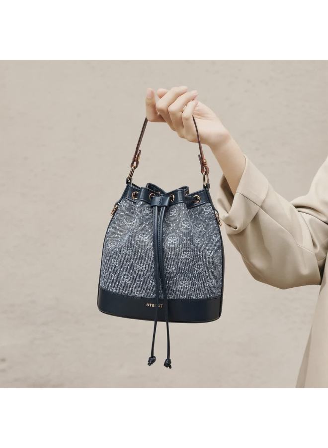 St&sat Women's Bag New Retro Printed Bucket Bag Handbag Large Capacity Crossbody Shoulder Bag Gift For Girlfriend - Image 2