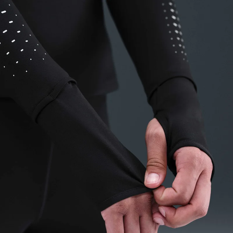 Nike Black Women's Swift Therma-FIT 1/4-Zip Running Top for Women | Best Price UAE