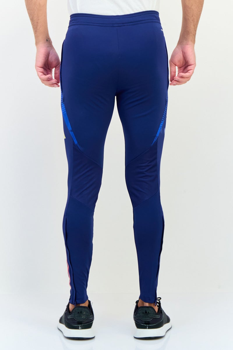 Adidas Men Sportswear Fit Italian Football Pants, Navy Blue  - Image 2