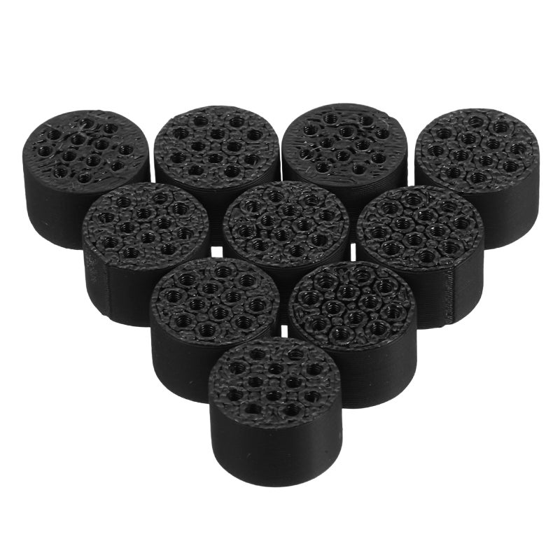 10pcs Miniature Dollhouse Stove Tiny House Kitchen Accessories Faux Coal Model Realistic Simulation Doll Play Toy Miniatures Figurines Black - Image 4