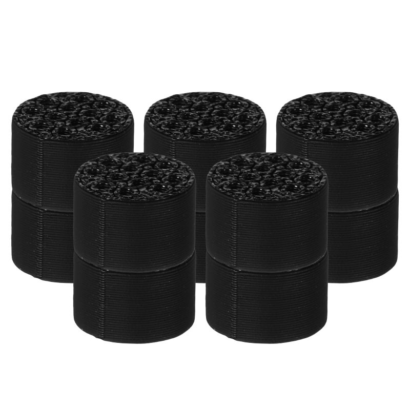 10pcs Miniature Dollhouse Stove Tiny House Kitchen Accessories Faux Coal Model Realistic Simulation Doll Play Toy Miniatures Figurines Black - Image 1
