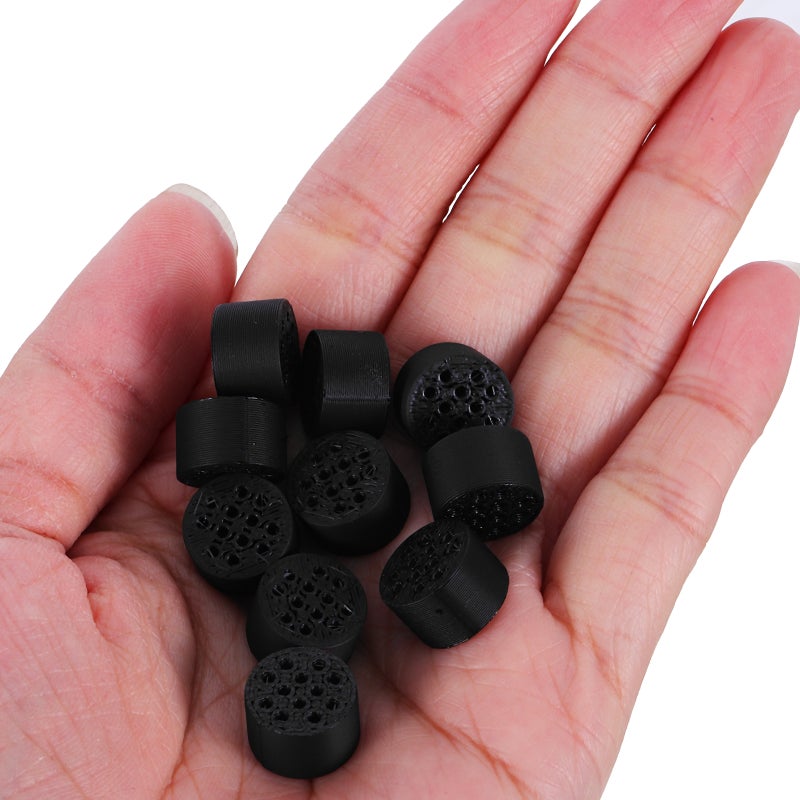 10pcs Miniature Dollhouse Stove Tiny House Kitchen Accessories Faux Coal Model Realistic Simulation Doll Play Toy Miniatures Figurines Black - Image 2